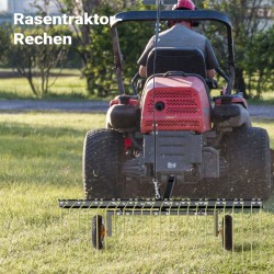 Nurmikon harava ja vertikutioija, 148 cm työleveys, ATV, UTV ja traktorimähijä