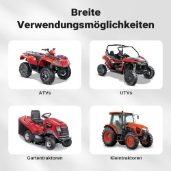 Nurmikon harava ja vertikutioija, 148 cm työleveys, ATV, UTV ja traktorimähijä