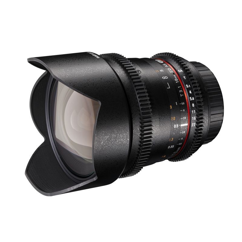 Walimex Pro 10mm 1:3,1 VCSC laajakulmaobjektiivi Canon EF-S, musta