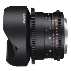 Samyang MF 14mm T3,1 Video II laajakulmaobjektiivi Sony E