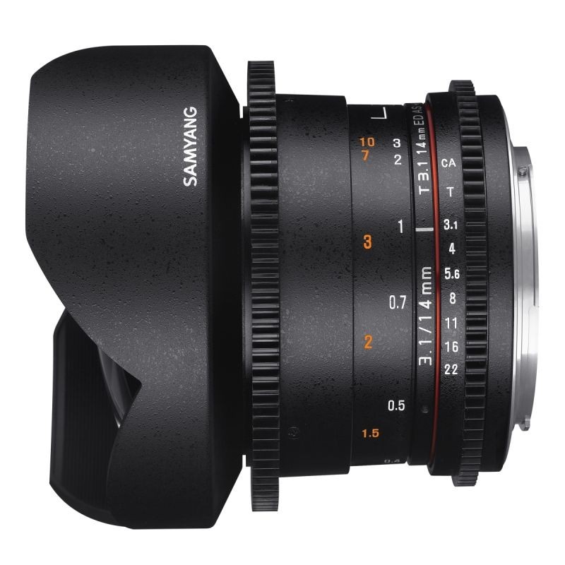 Samyang MF 14mm T3,1 Video II laajakulmaobjektiivi Sony E