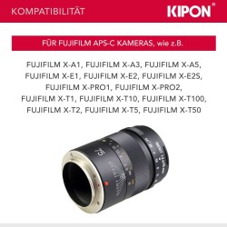 Kipon Iberit 75mm f/2,4 manuaalitarkenteinen objektiivi, Fuji X
