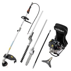 4 in 1 Monitoimipuutarhakone reppumalli 52 cm 2 tahtimoottori