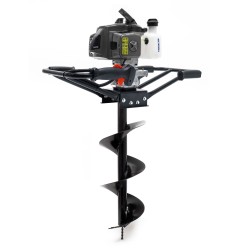 Bensiinikäyttöinen maapora 2 henkilölle 2 2 kW 63 3 ccm 200 mm poranterä