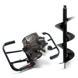 Bensiinikäyttöinen maapora 2 henkilölle, 2,2 kW, 63,3 ccm, 200 mm poranterä