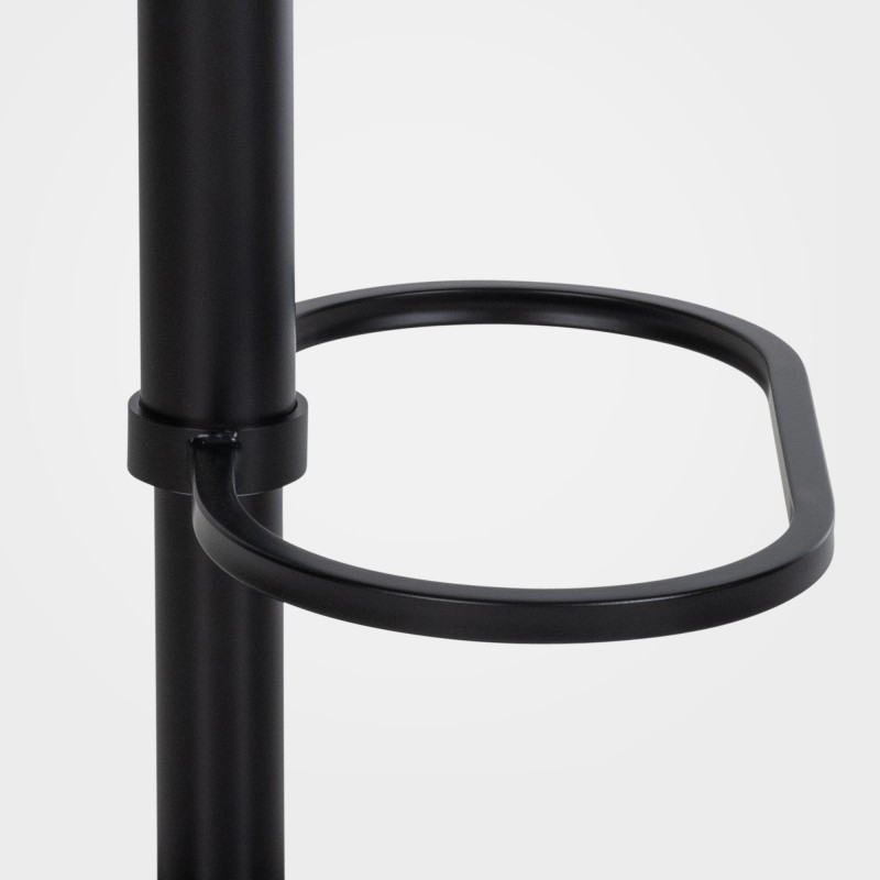 Damaso säädettävä baarijakkara huopaverhoilulla ja jalkatuella