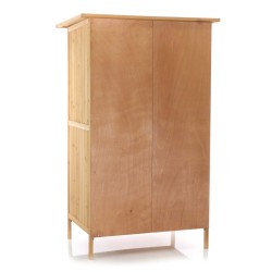 Puinen pihavarasto bitumikatolla luonnonvärinen 910 x 585 x 1500 mm
