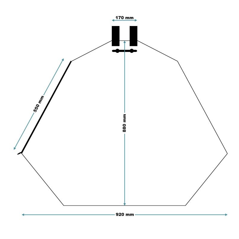 Kastelupussit puille 20 kpl, 75 l, PVC, vihreä, puun paksuus 35-40 mm