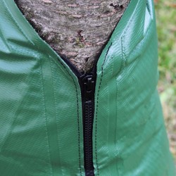 Kastelupussit puille 20 kpl, 75 l, PVC, vihreä, puun paksuus 35-40 mm