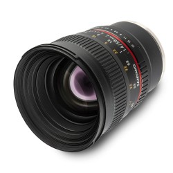 Samyang 50 mm f/1.4 objektiivi Fuji X, manuaalinen tarkennus, täysikenno ja APS-C