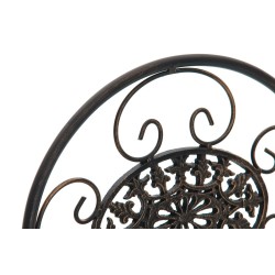 Nostalginen taittuva puutarhatuoli raudasta antiikkipatinalla