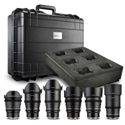 Samyang VDSLR MK2 MF video-objektiivisetti Sony E 14mm, 24mm, 35mm, 50mm, 85mm, 135mm