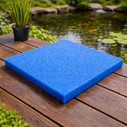 Vaahtomuovinen suodatinmatto 50 x 50 x 10 cm 30 ppi sininen akvaarioon ja lampisuodattimeen