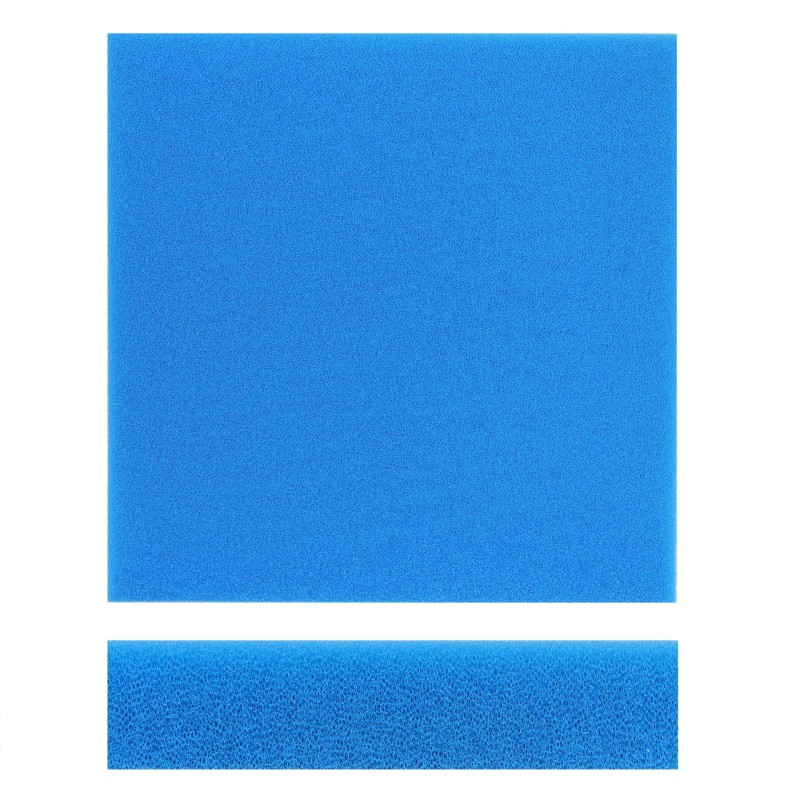Vaahtomuovinen suodatinmatto 50 x 50 x 10 cm sininen akvaarioon ja lampisuodattimeen