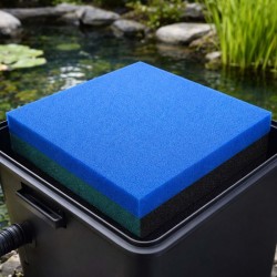 Vaahtomuovinen suodatinmatto 50 x 50 x 10 cm sininen akvaarioon ja lampisuodattimeen