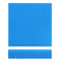 Vaahtomuovinen suodatinmatto 50 x 50 x 10 cm, 10 ppi karkea, sininen, akvaarioon ja lampiin