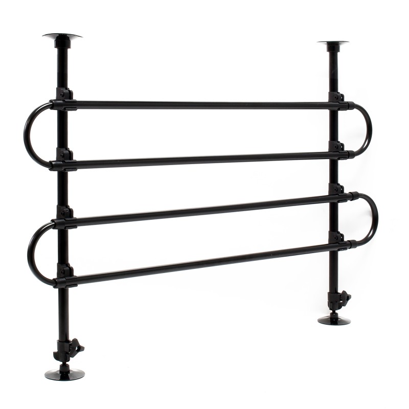 Koiraportti autoon Modell A, säädettävä 60-117 cm x 82-140 cm, musta