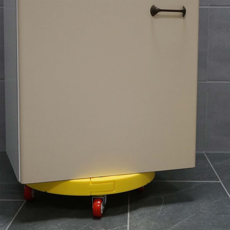 Pyöreä kuljetusrulla 405 mm, 136 kg, 4 kääntyvää pyörää