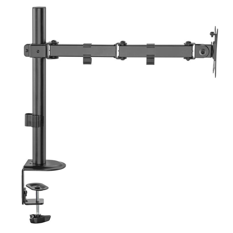 Näyttöpidike 17-32, enintään 9 kg, VESA 75x75 / 100x100 mm, musta, pöytäpuristin