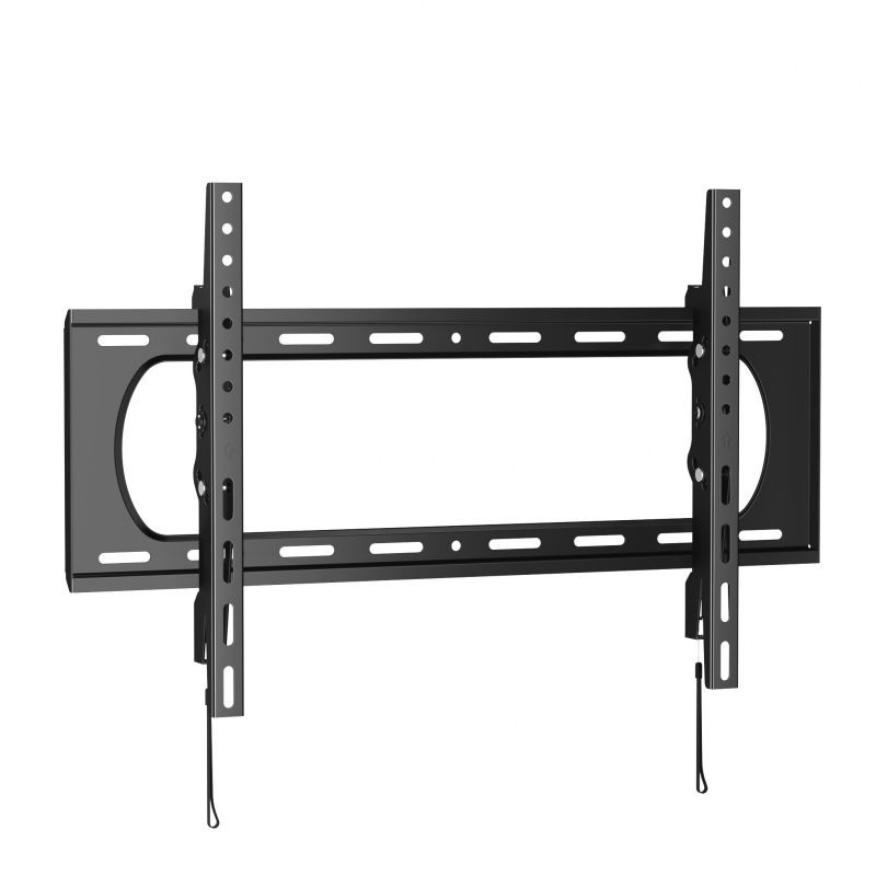Television seinäteline, teräs, musta, kantavuus 80 kg
