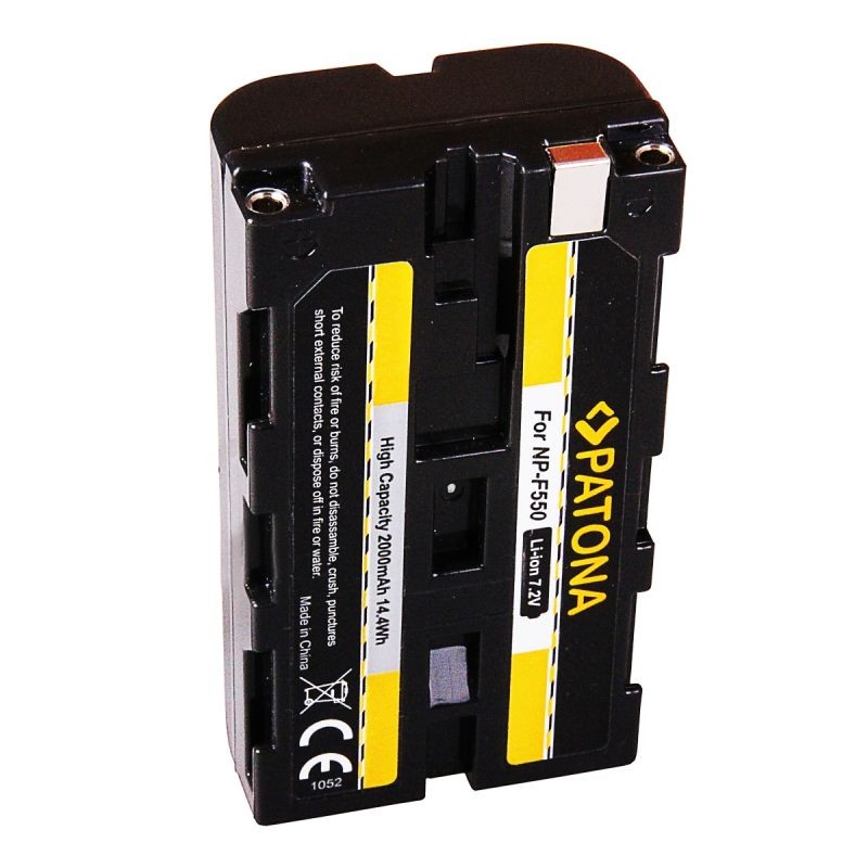 Patona NP-F550 Li-Ion-akku 2200 mAh 7,4 V Sony NP-F -liitännälle