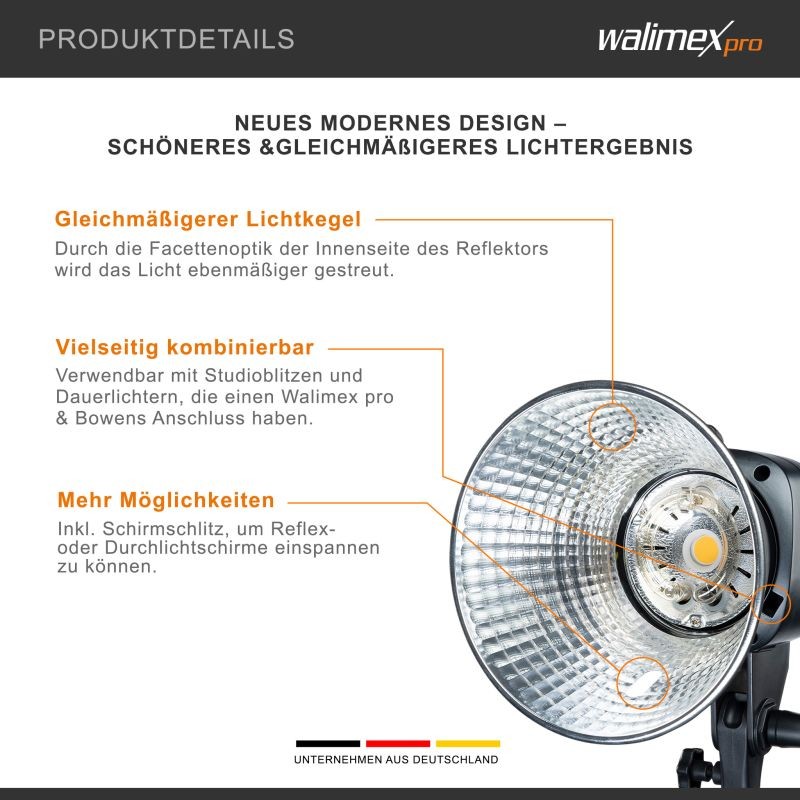 Walimex pro Standardreflektor II reflektori Bowens- ja Walimex pro -liitännälle