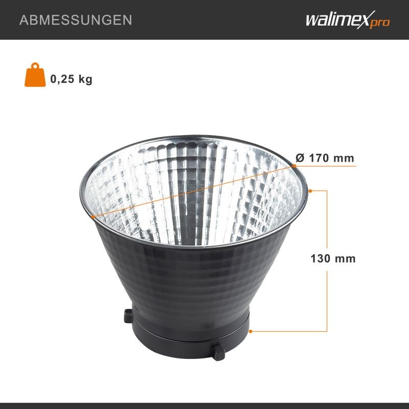 Walimex pro Standardreflektor II reflektori Bowens- ja Walimex pro -liitännälle