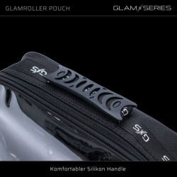 GlamSeries GlamRoller Pouch meikkilaukun sisäosa 300 x 175 x 85 mm, musta, läpinäkyvä kansi