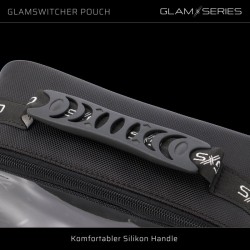 GlamSeries GlamSwitcher meikkilaukun sisäosa 270 x 130 x 110 mm, musta, PVC-pinnoitettu, läpinäkyvä kansi