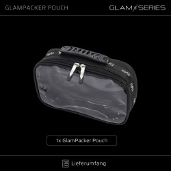 GlamSeries GlamPacker Pouch meikkien ja siveltimien järjestin 270 x 165 x 75 mm musta