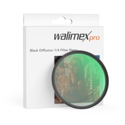 Walimex pro Black Diffusion 1 4 diffuusiosuodin 49 mm Nano pinnoite Slim rakenne