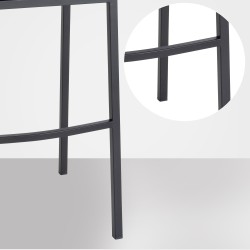 Damaso baarijakkara huopaverhoilulla ja neljällä jalalla