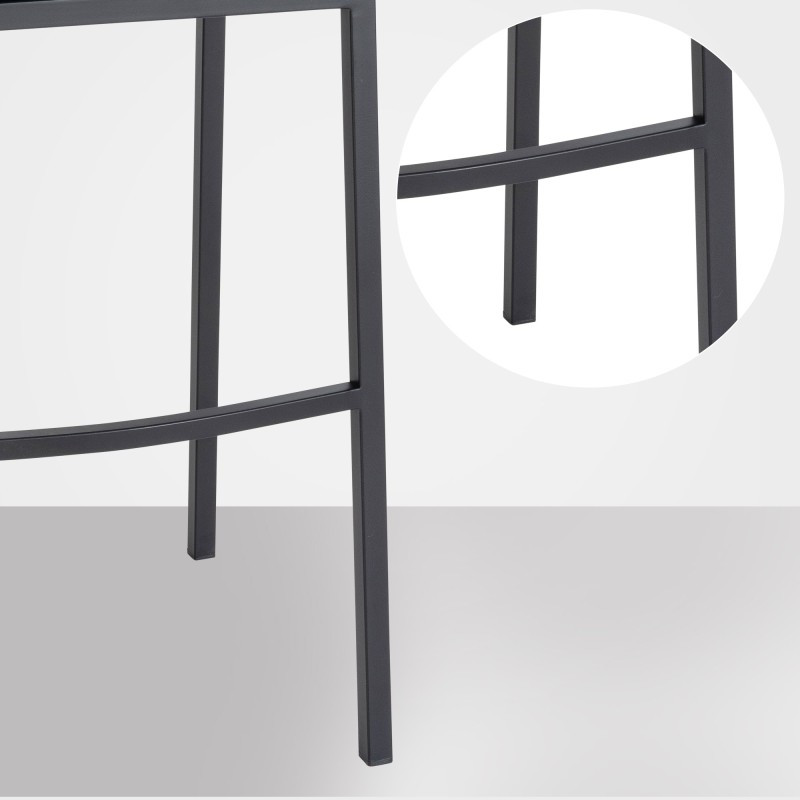 Damaso baarijakkara huopaverhoilulla ja neljällä jalalla