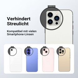 Walimex pro suodatinpidike 67 mm älypuhelimelle, kylmäkenkä LED-valolle ja mikrofonille