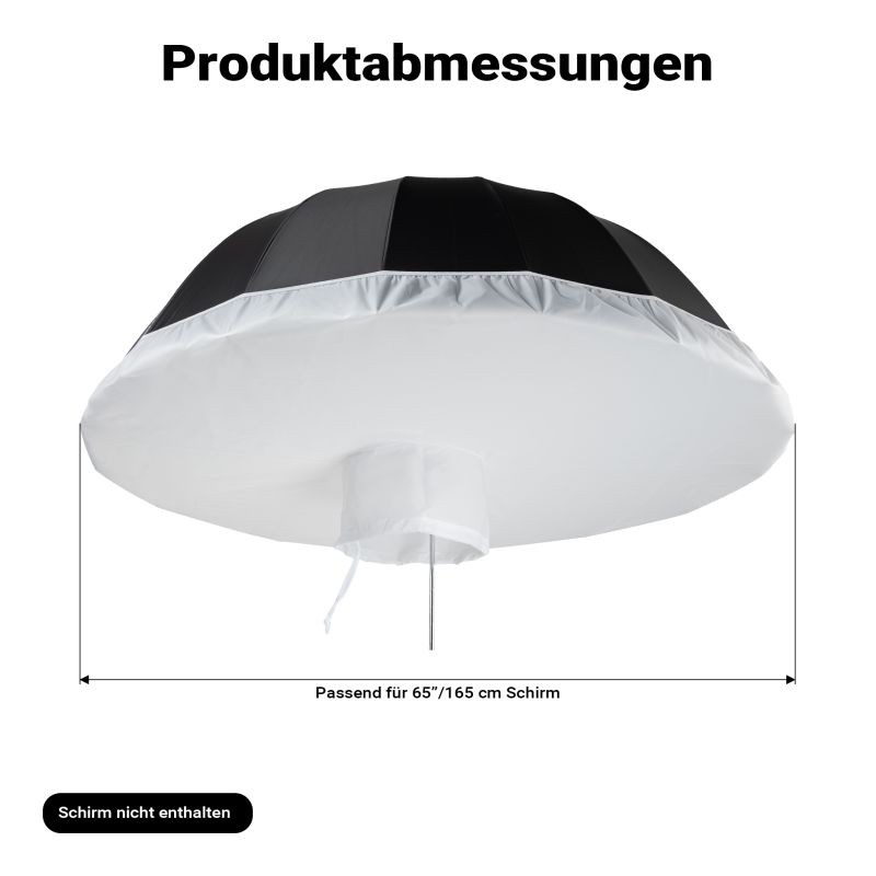 Walimex pro valodiffuusori 165 cm parabolisille heijastimille