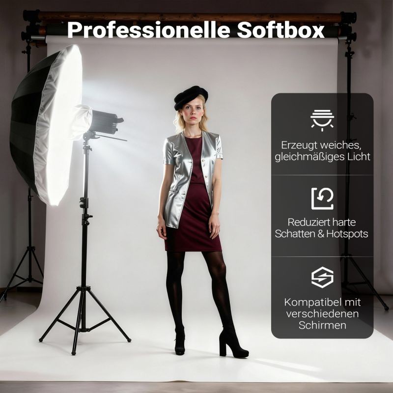 Walimex pro valodiffuusori 165 cm parabolisille heijastimille