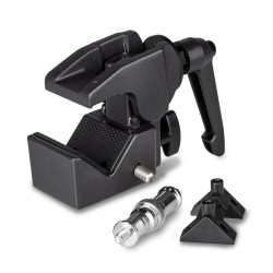 Walimex Superkiinnike musta 90 x 50 x 100 mm, kiinnitysalue 10-60 mm, spigot-liitäntä