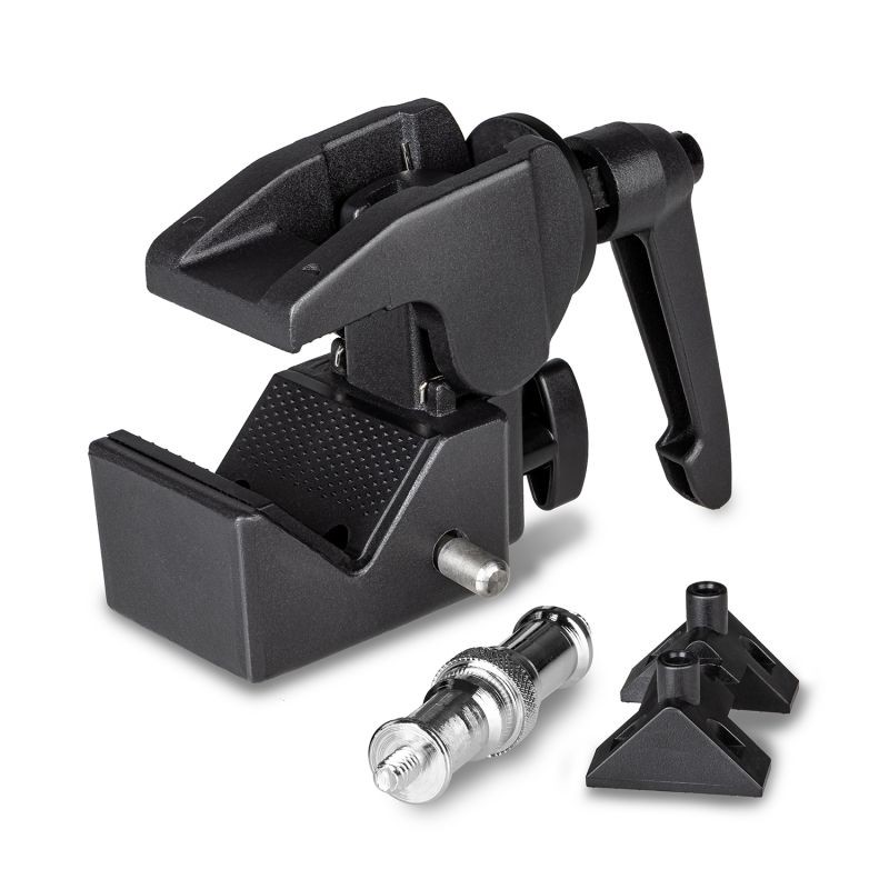 Walimex Superkiinnike musta 90 x 50 x 100 mm, kiinnitysalue 10-60 mm, spigot-liitäntä
