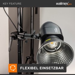 Walimex Superkiinnike musta 90 x 50 x 100 mm, kiinnitysalue 10-60 mm, spigot-liitäntä