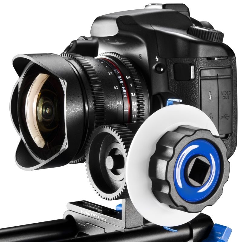 Walimex pro Follow Focus F0 tarkennusjärjestelmä 15 mm DSLR- ja järjestelmäkameroille