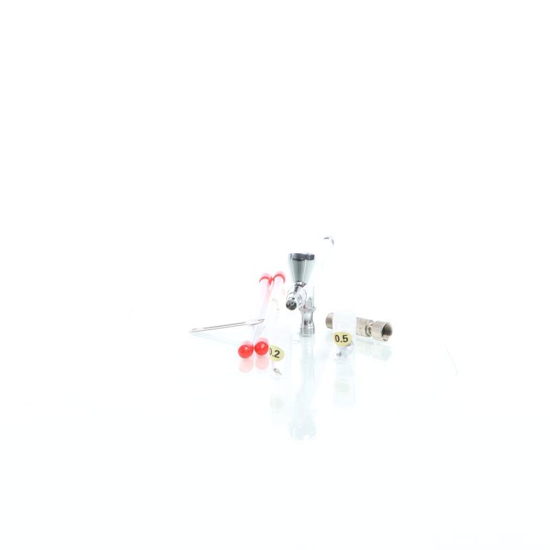 Airbrush-pistooli Typ 136T Double Action, suutinkoot 0,2-0,5 mm, 3 ml maalikuppi