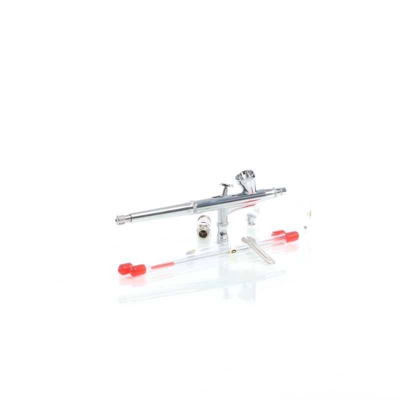 Airbrush-pistooli Typ 136T Double Action, suutinkoot 0,2-0,5 mm, 3 ml maalikuppi