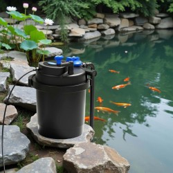 SunSun CPF 2500 lampisuodatinsetti 6000 l 11 W UV C NEO 2800 SuperECO pumppu 3000 l h 5 m letku 32 mm
