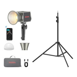 Multiblitz MB PL LED 100B 100 W LED valaisin ja FT 8051 valojalka valaistussetti