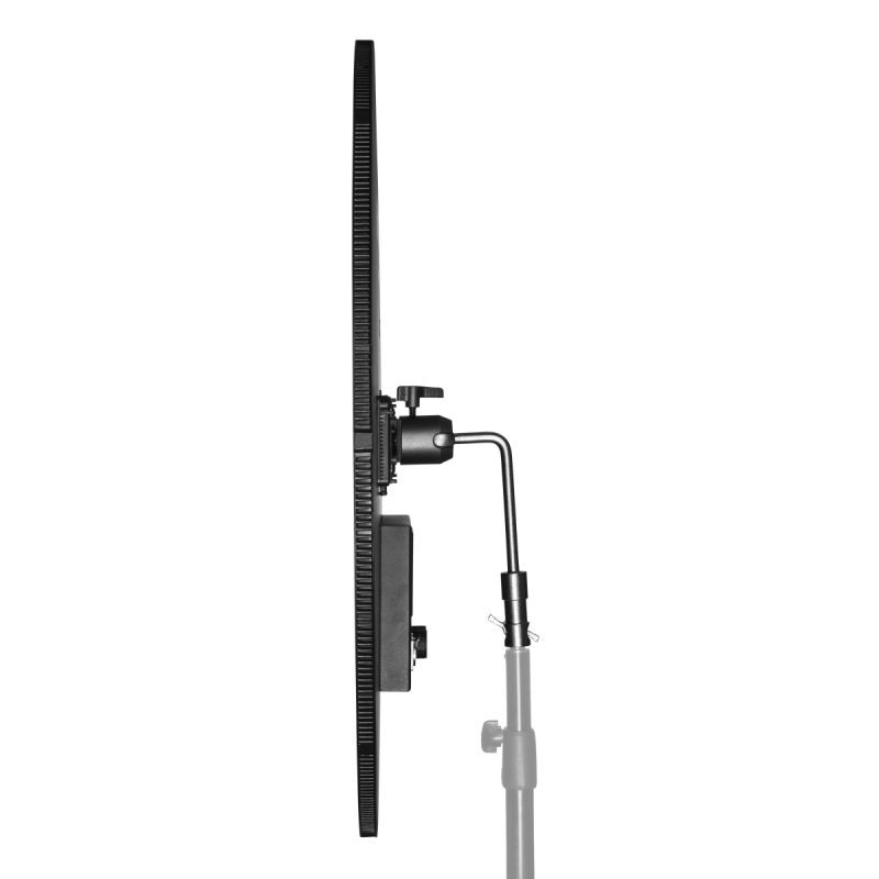 Walimex pro Soft LED 1500 pyöreä Bi-Color LED-paneelivalaisin, 120 W, 80 cm, DMX, V-Mount