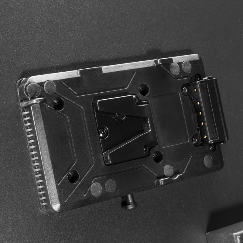 Walimex pro Soft LED 1500 pyöreä Bi-Color LED-paneelivalaisin, 120 W, 80 cm, DMX, V-Mount