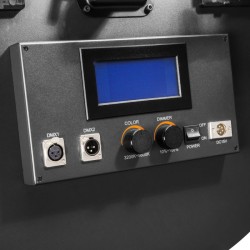 Walimex pro Soft LED 1500 pyöreä Bi-Color LED-paneelivalaisin, 120 W, 80 cm, DMX, V-Mount