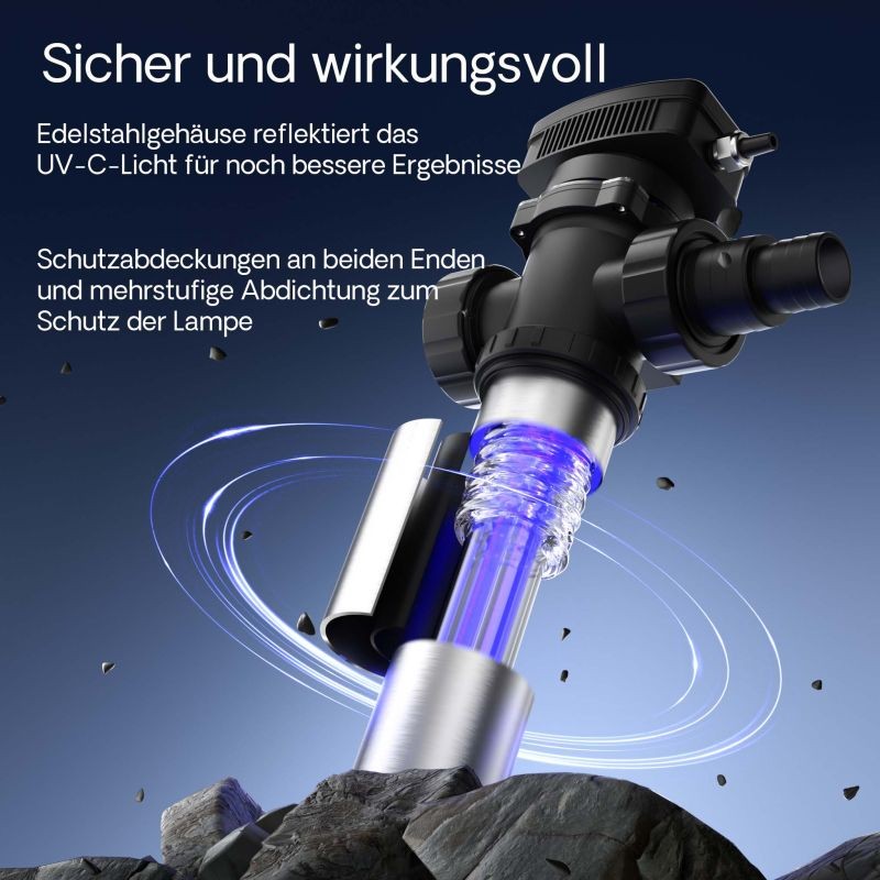 SunSun CUV-7110 UV-puhdistin lammelle 110 W 8000 l/h