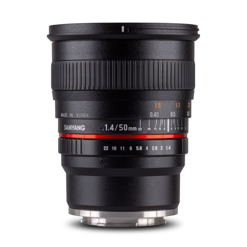 Samyang 50 mm f/1.4 manuaalinen objektiivi Sony E-Mountille