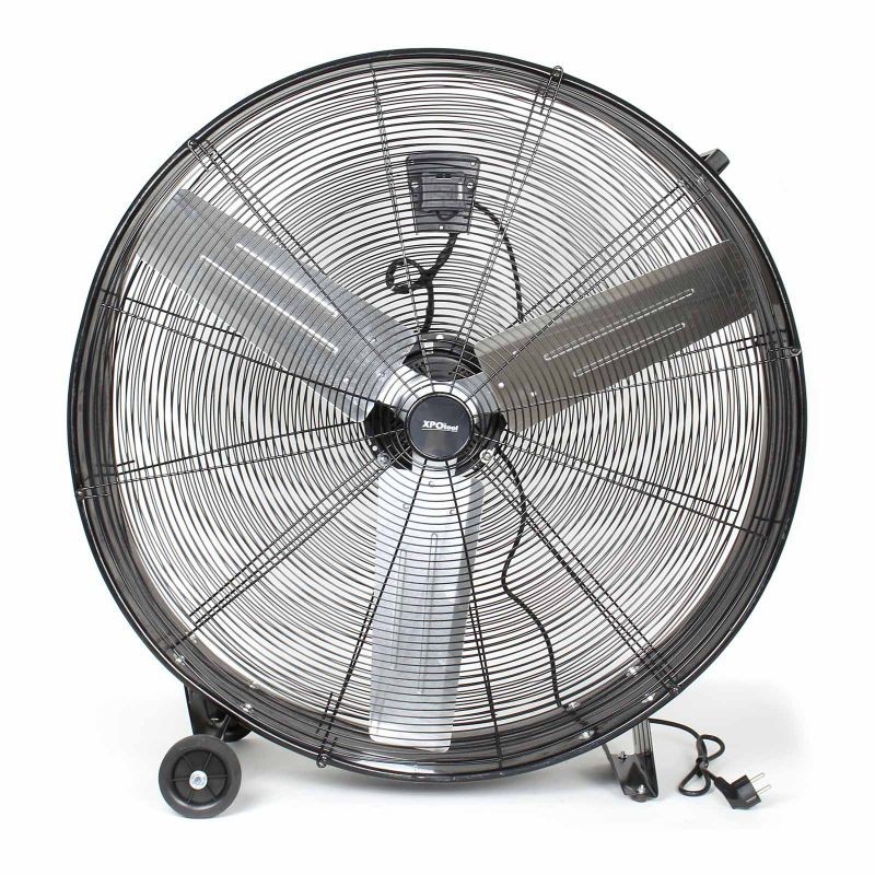 Rumpupuhallin 90 cm 360 W, 3 nopeusvaihtoehtoa, pyörillä